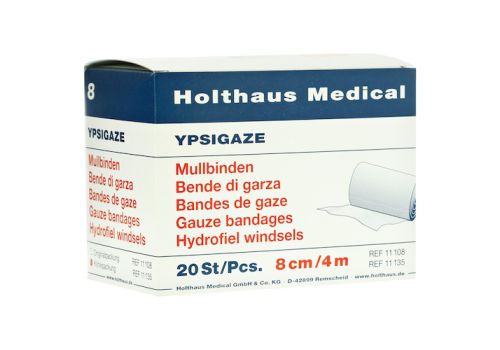 YPSIGAZE Mullbinde 8 cmx4 m – PZN 03943392 (PZN 03943392)