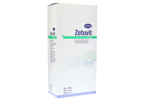 ZETUVIT Plus extrastarke Saugkompr.steril 10x20 cm – PZN 11035295 (PZN 11035295)