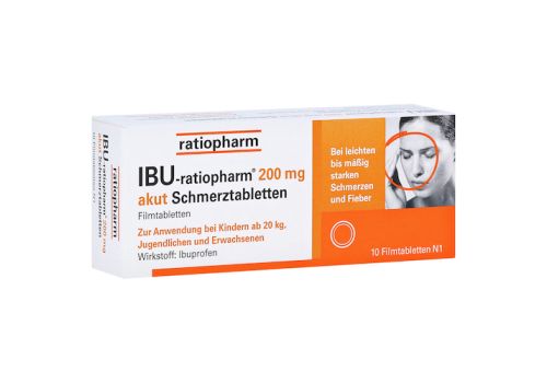 IBU-ratiopharm 200 akut Schmerztabletten – PZN 00984717 (PZN 00984717)