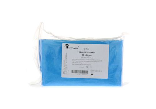 SAUGKOMPRESSEN unsteril 10x20 cm – PZN 07353782 (PZN 07353782)