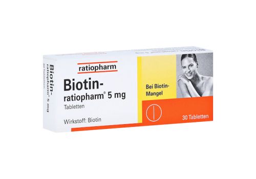 Biotin-ratiopharm 5mg – PZN 03627892 (PZN 03627892)