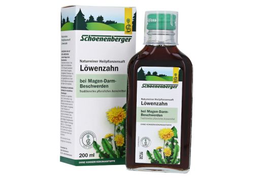 LÖWENZAHN SAFT Schoenenberger – PZN 00692191 (PZN 00692191)