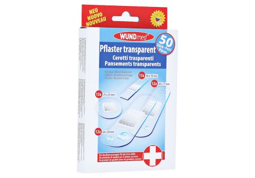 Pflaster 4 Größen transparent + wasserfest – PZN 09750547 (PZN 09750547)