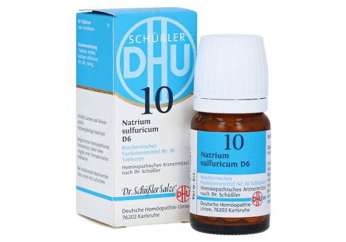 BIOCHEMIE DHU 10 Natrium sulfuricum D 6 Tabletten – PZN 00274654 (PZN 00274654)