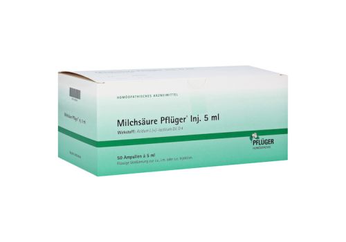 MILCHSÄURE Pflüger Injektionslösung 5 ml – PZN 01222412 (PZN 01222412)