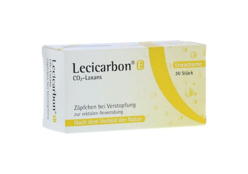 Lecicarbon E CO2-Laxans für Erwachsene – PZN 04018818 (PZN 04018818)