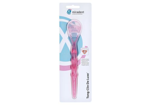 MIRADENT Zungenreiniger Tong-Clin de L.pink trans. – PZN 02172573 (PZN 02172573)