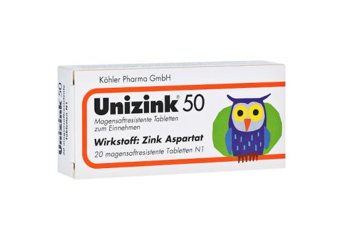 Unizink 50 – PZN 00702162 (PZN 00702162)