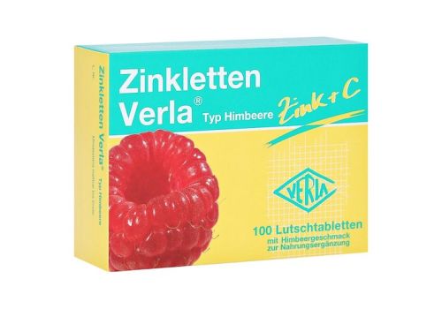 Zinkletten Verla Himbeere Lutschtablette – PZN 09704814 (PZN 09704814)
