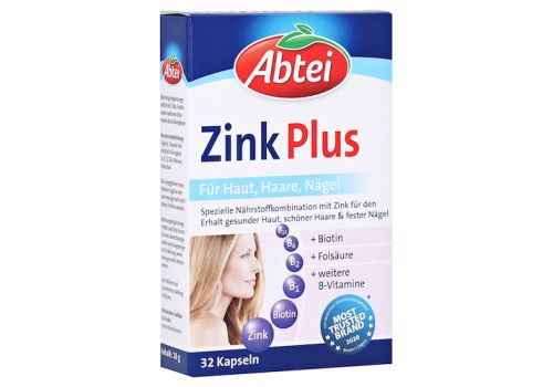 Abtei Zink Plus Nährstoff Kapseln – PZN 03847932 (PZN 03847932)