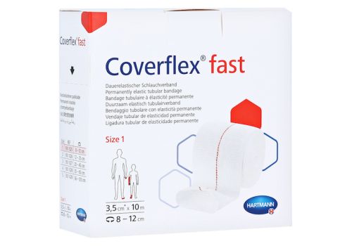 COVERFLEX fast Schlauchverb.Gr.1 3,5 cmx10 m weiß – PZN 13828290 (PZN 13828290)