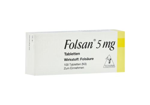 Folsan 5mg – PZN 01300106 (PZN 01300106)