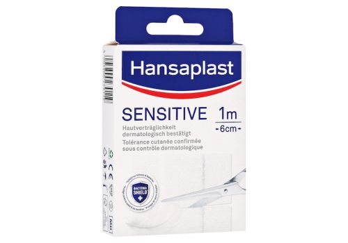 HANSAPLAST Sensitive Pflast.hypoallergen 6 cmx1 m – PZN 16742778 (PZN 16742778)