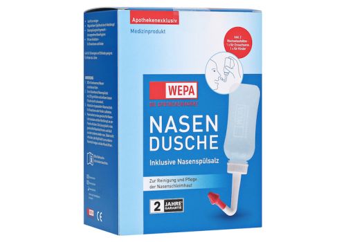 WEPA Nasendusche mit 10x2,95 g Nasenspülsalz – PZN 13712357 (PZN 13712357)