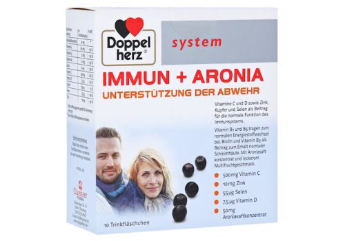 DOPPELHERZ Immun+Aronia system Ampullen – PZN 10389565 (PZN 10389565)