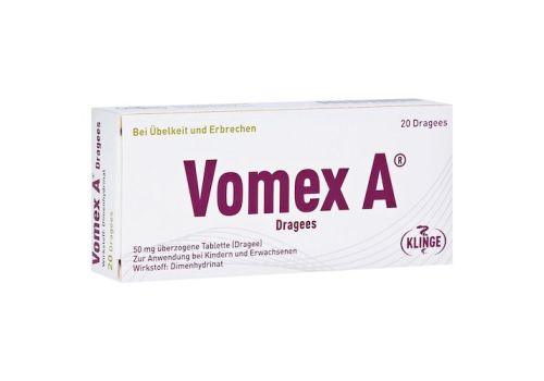 Vomex A Dragees – PZN 04274616 (PZN 04274616)
