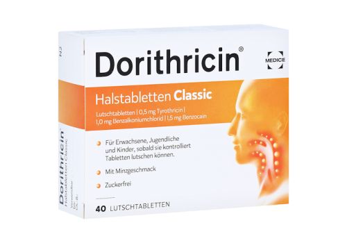Dorithricin Halstabletten Classic 0,5mg/1,0mg/1,5mg – PZN 07727946 (PZN 07727946)