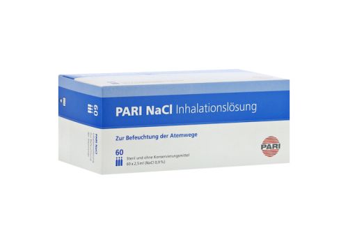PARI NaCl Inhalationslösung Ampullen – PZN 00607423 (PZN 00607423)