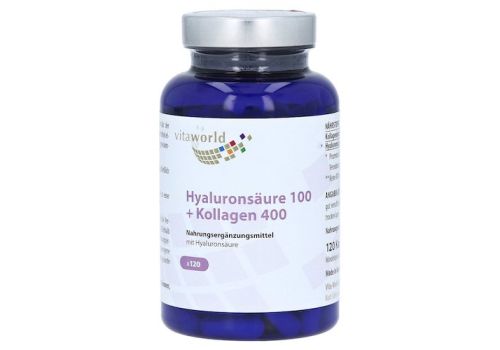 HYALURONSÄURE 100+Kollagen 400 Kapseln – PZN 02695704 (PZN 02695704)