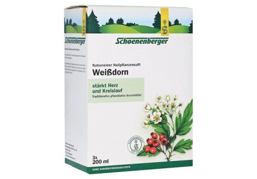 Weißdorn naturreiner Heilpflanzensaft Schoenenberger – PZN 00700192 (PZN 00700192)