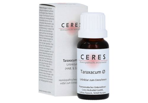 CERES Taraxacum Urtinktur – PZN 00245291 (PZN 00245291)