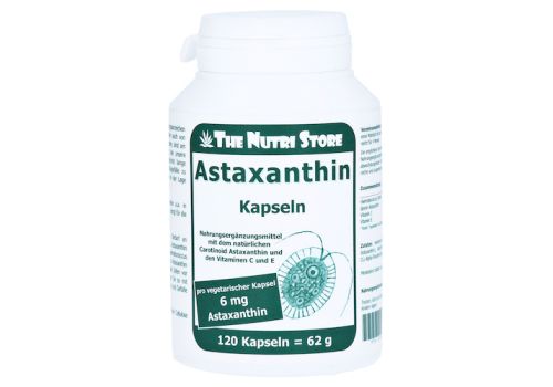Astaxanthin 6 mg vegetarische Kapseln – PZN 07682095 (PZN 07682095)