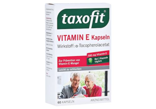 TAXOFIT Vitamin E Weichkapseln – PZN 04609040 (PZN 04609040)