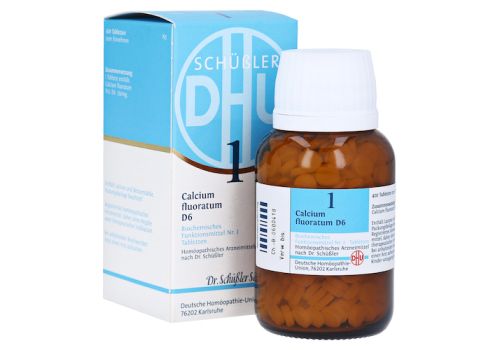 BIOCHEMIE DHU 1 Calcium fluoratum D 6 Tabletten – PZN 06583942 (PZN 06583942)