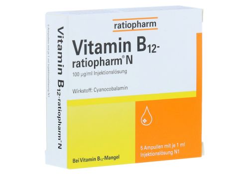 Vitamin B12 ratiopharm N Ampullen – PZN 07260796 (PZN 07260796)