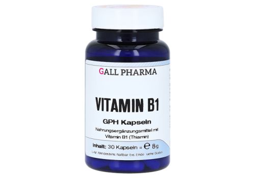 VITAMIN B1 GPH 1,4 mg Kapseln – PZN 03379626 (PZN 03379626)