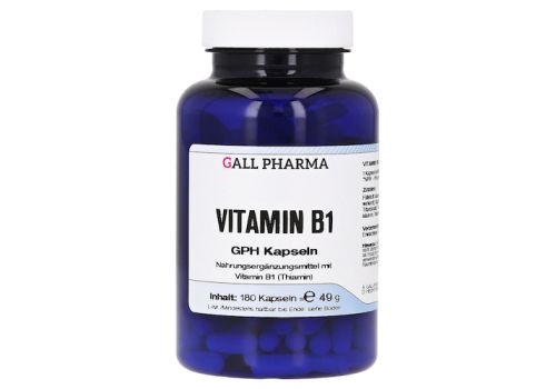 VITAMIN B1 GPH 1,4 mg Kapseln – PZN 01642858 (PZN 01642858)