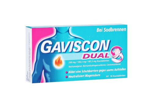 Gaviscon Dual Kautabletten – PZN 04363716 (PZN 04363716)